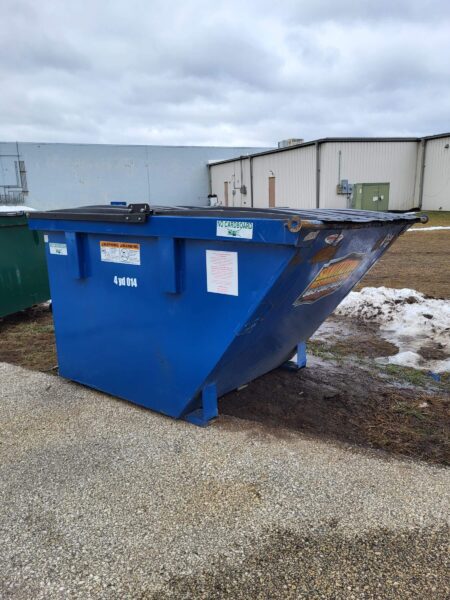 4yd Dumpster (dimensions- 7.5ft x 5ft x 5ft)